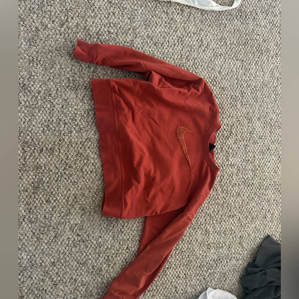 Nike Rust Red Crewneck Sweatshirt